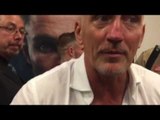 Sane McGuigan trainer of carl frampton after win over santa cruz