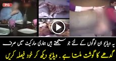 Pakistanis selling dog meat