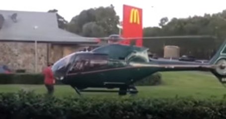Acıkan Pilot, Siparişini Almaya Helikopterle Gitti