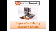 Impresión folleto y brochure barato