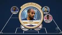 Lucas and Falcao features in the Ligue 1 team of the week