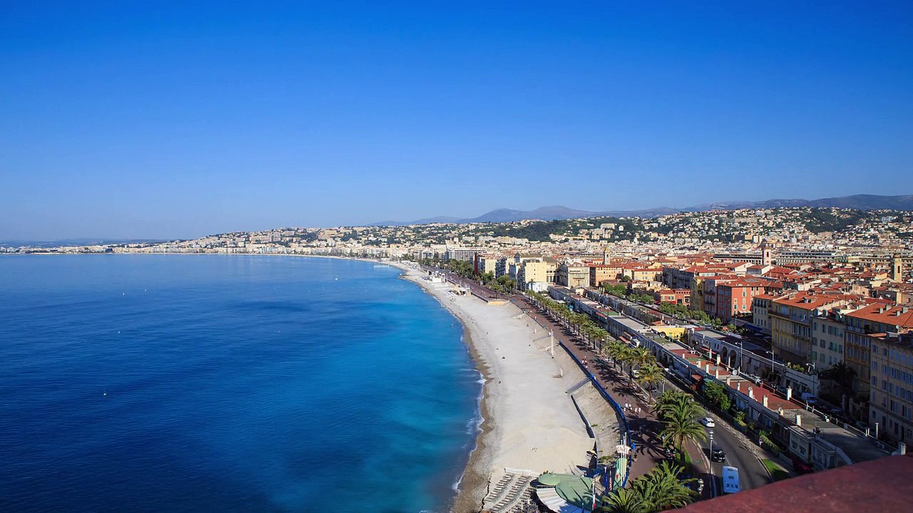 Küste von Nizza - Zeitraffer