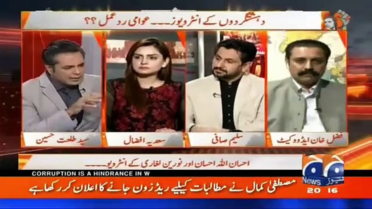 Aap Ne Noreen Leghari Ka Interview Kiya, Aap Kya Pegham Ponchana Chahti Theen, Saadia Afzaal Response