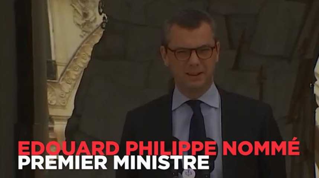 Edouard Philippe nommé premier ministre (en 11 secondes chrono)