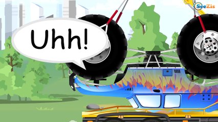 NEW Challenge with The Tow Truck and The Police Car Videos for Kids | Cars Cartoons Animation