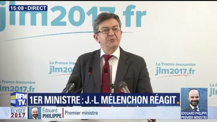 Édouard Philippe nommé Premier ministre: "Le vieux monde est de retour", d’après Mélenchon