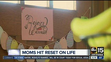 Moms hit "reset" on life with help of organization