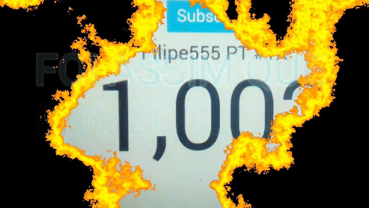 1000 INSCRITOS NO YOUTUBE