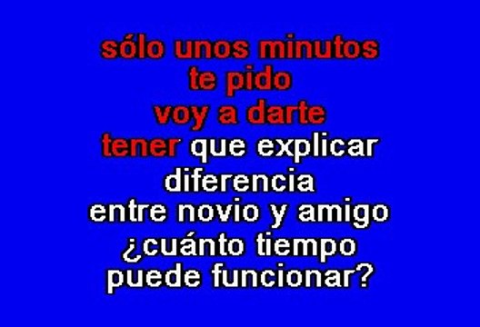 Inspector - Amargo Adiós (Karaoke)