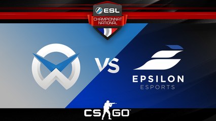 CS:GO - WySix vs Epsilon - Inferno - ESL Championnat National - Summer 2017 - Map 2