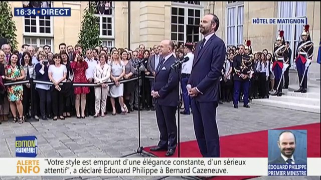 Je suis un homme de droite. Les premiers mots d'Edouard Philippe à Matignon