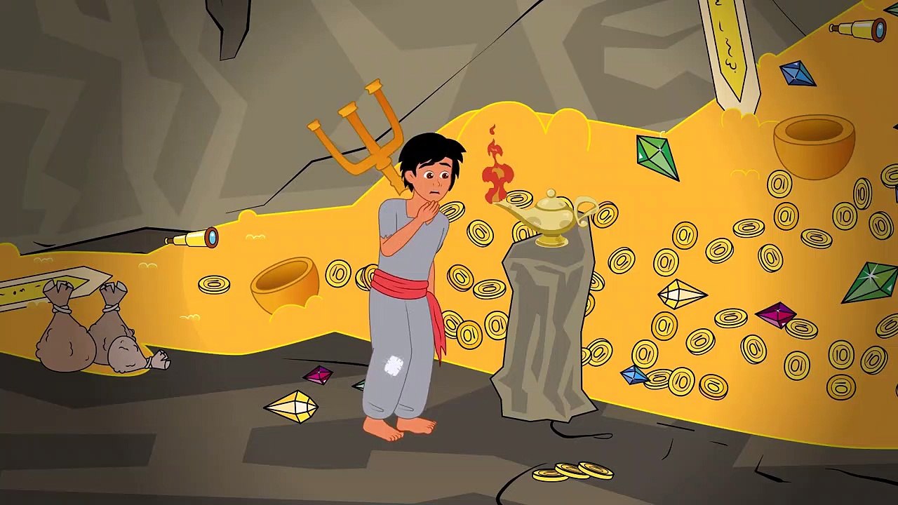 Aladdin et la Lampe Magique -Dessin animé complet en français - Conte