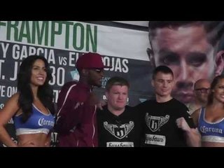 mikey garcia headed faceoff team rojas yell out bob arum will be happy sat night