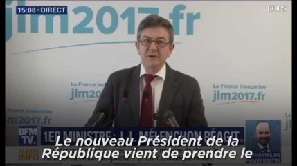 Mélenchon sur Edouard Philippe : "Le droite vient d'être annexée, le vieux monde est de retour"
