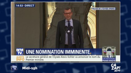 Nomination du Premier Ministre : l'annonce éclair qui a fait rire les journalistes