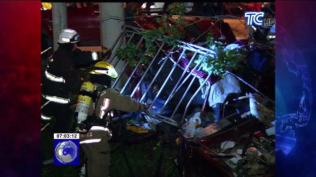 Siete personas heridas dejó un accidente registrado en la vía a la costa