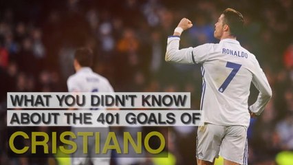 Cristiano's 400+ goals for Real Madrid...