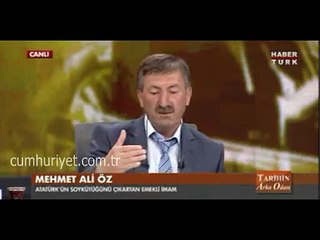 Atatürk'e atılan iftiralara son noktayı emekli imam koydu.