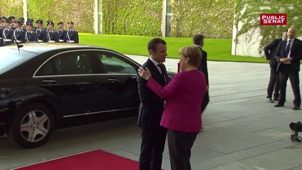 Première visite officielle d'Emmanuel Macron en Allemagne