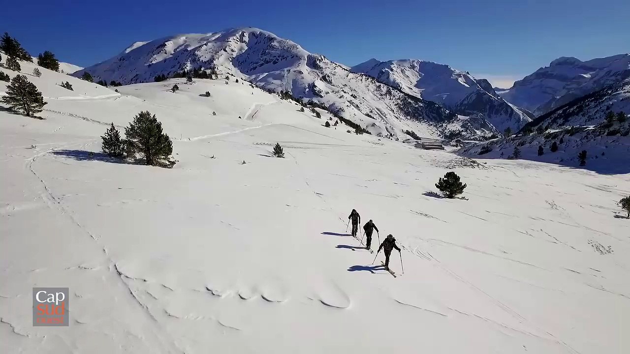 Luftaufnahmen in den französischen Pyrenäen