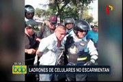 Policías y serenos de San Isidro capturan a ladrón de celulares