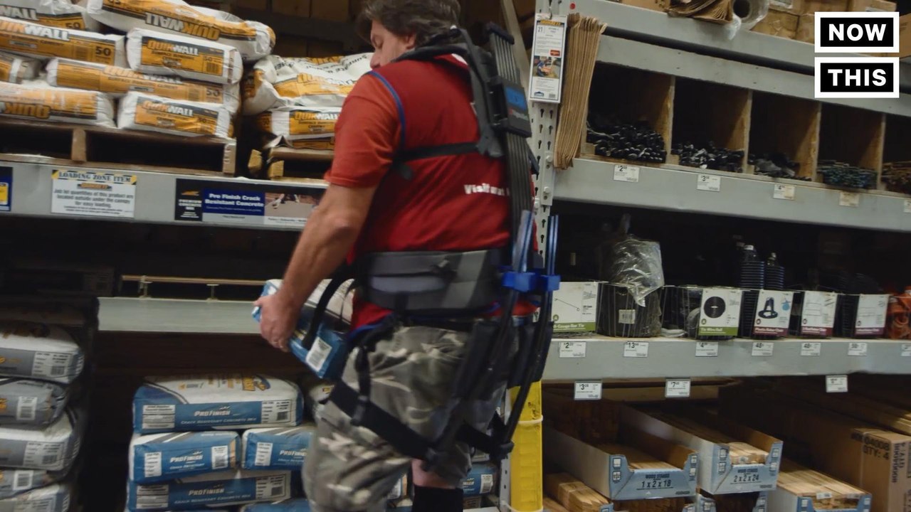 Exoskeleton Could Make Warehouse Workers Safer