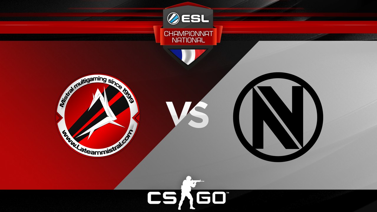 CS:GO - Mistral vs EnvyUs Academy - Inferno - ESL Championnat National - Summer 2017 - Map 1