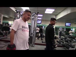 mikey garcia in NY 72 hours before his fight in moster shape EsNews Boxing