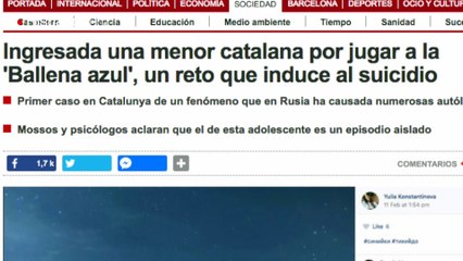 La Ballena Azul, el juego que incita al suicidio
