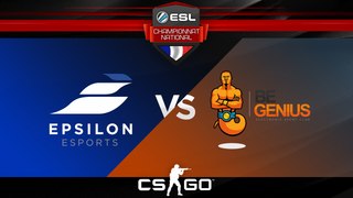 CS:GO - Epsilon vs BeGenius - Cache - ESL Championnat National - Summer 2017 - Map 1