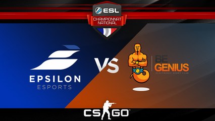 CS:GO - Epsilon vs BeGenius - Cache - ESL Championnat National - Summer 2017 - Map 1