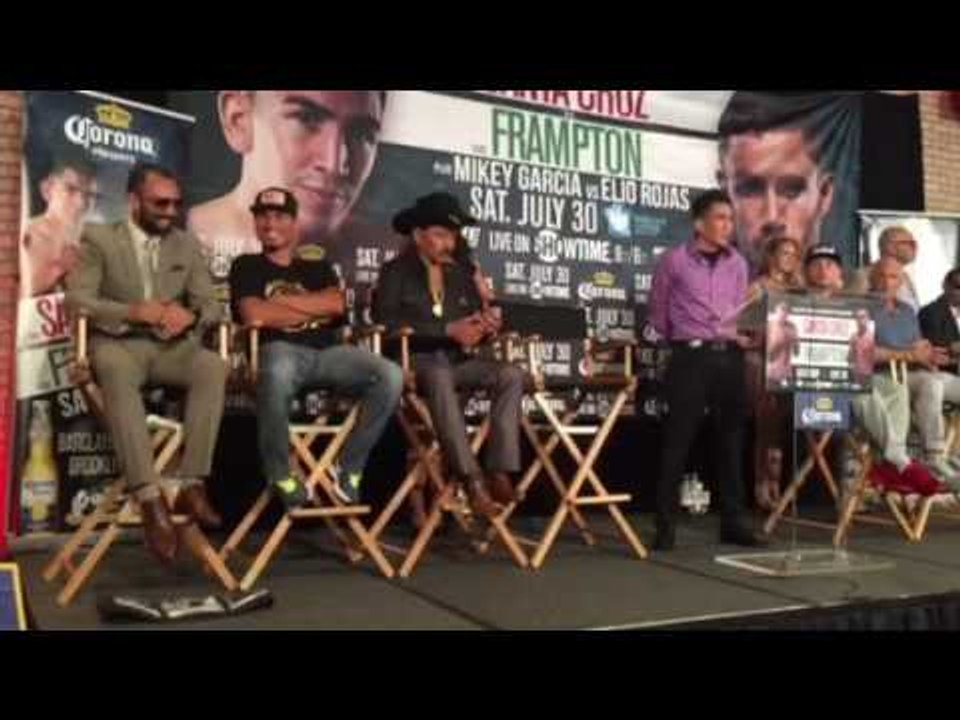 Leo Santa Cruz on fighting Frampton