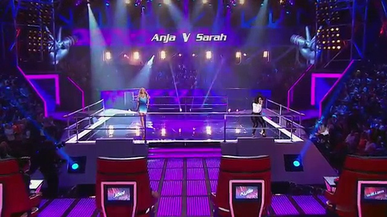 Anja Nissen and Sarah Hamad Sing When Love Takes Over   The Voice Australia 2014