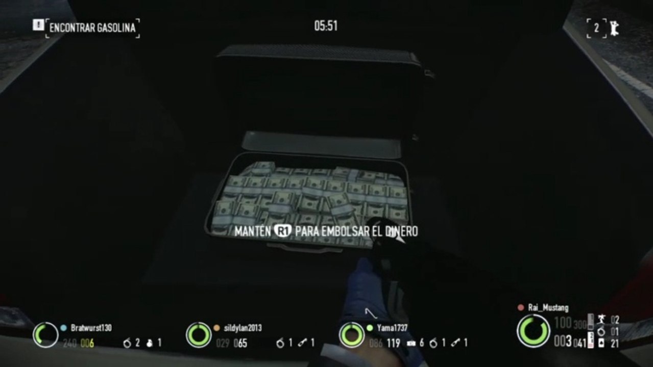 PAYDAY 2 se me va el directo en mitad de una partida