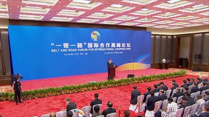 اختتام قمة الحزام والطريق في الصين