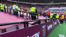 The travelling LFC fans go ape when Coutinho scores his first goal vs West Ham