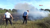 Antalya Sazlık Alanda Çıkan Yangın Golf Sahasına Sıçradı