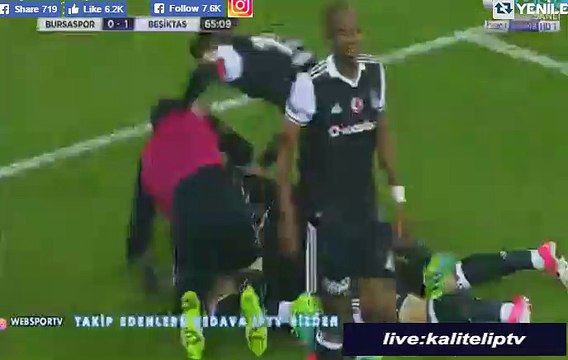 Cenk Tosun Goal HD - Bursaspor 0-1 Besiktas 15.05.2017