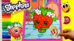 Crayola coloring book Strawberry kiss shopkins crayola markers shopkins stickers ❤ Koki Disney toys