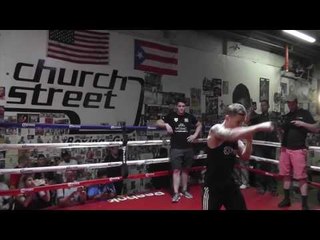 Carl Frampton Shadow Boxing