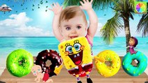 Colors for Children to Learn with BAD BABY CRY with Donuts-Nursery Rhymes and Learn Colors for Kids