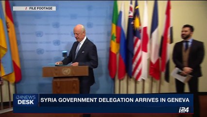 i24NEWS DESK | Syria government delegation arrives in Geneva | Monday, May 15th 2017