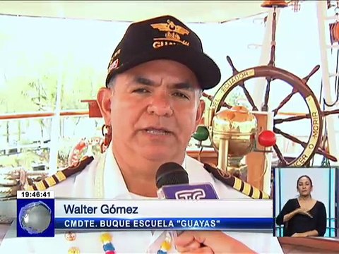 Buque Escuela Guayas se alista para su nuevo periplo de instrucción en el mundo