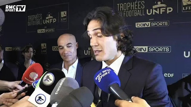 Trophées UNFP – Cavani : Je remercie mes coéquipiers
