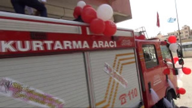 İtfaiye Aracı Gelin Arabası Oldu