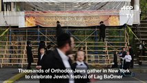 Thousands of Orthodox Jews celebrate Lag BaOmer festival