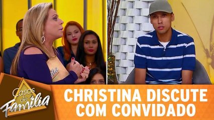 Christina Rocha briga feio com convidado