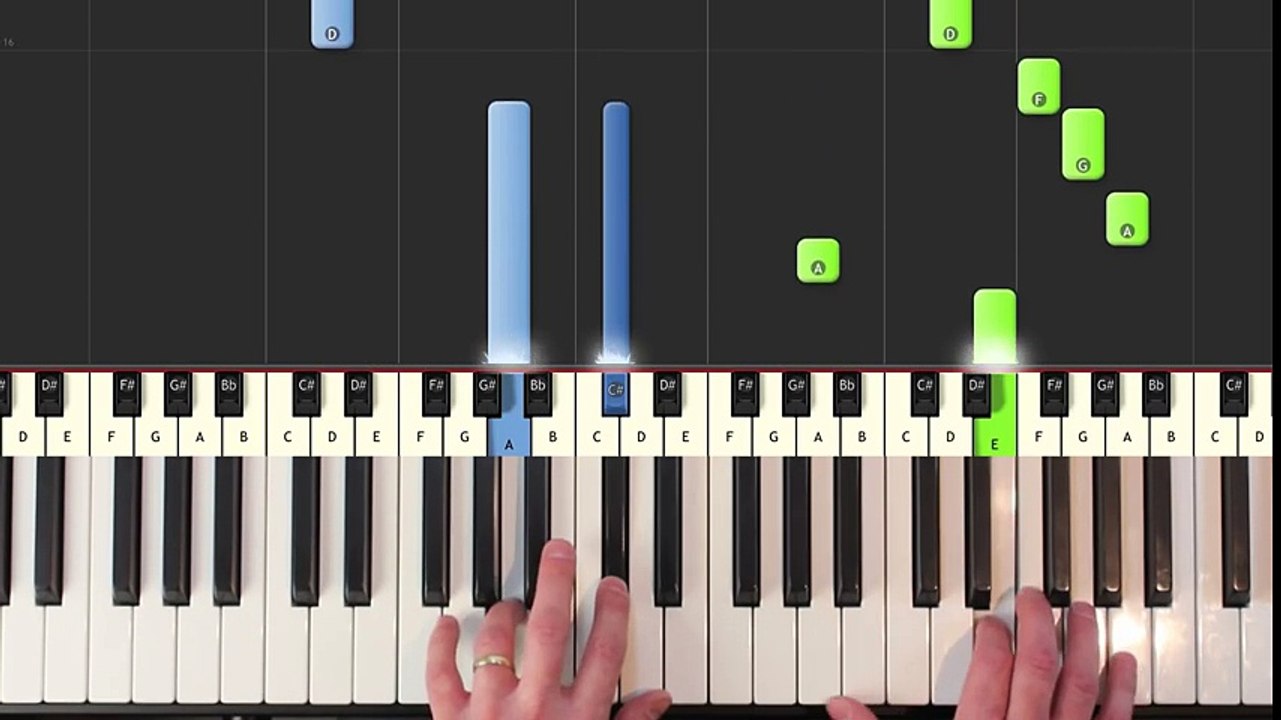 La La Land - City of Stars - Piano Tutorial Easy - How To Play (Synthesia)