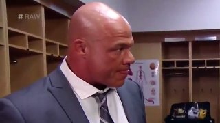 Kurt Angle and Bayley Backstage Coversation : WWE Raw Live 15 May 2017
