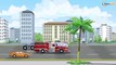 Learn Colors Red Fire Truck and all his Cars friends in the CITY Emergency Vehicles Videos for Kids